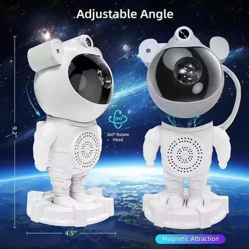 Astronaut Galaxy Projector Night Light with Bluetooth Speaker