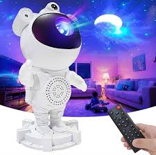 Astronaut Galaxy Projector Night Light with Bluetooth Speaker