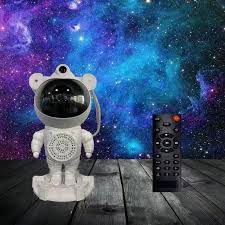 Astronaut Galaxy Projector Night Light with Bluetooth Speaker