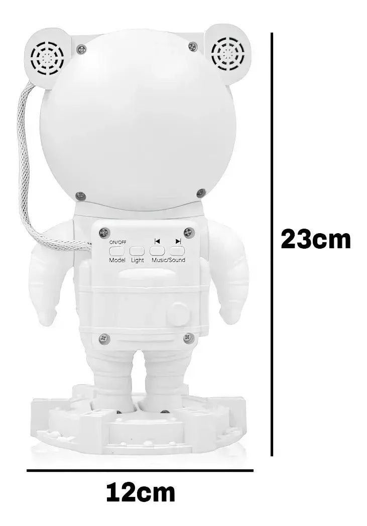 Astronaut Galaxy Projector Night Light with Bluetooth Speaker